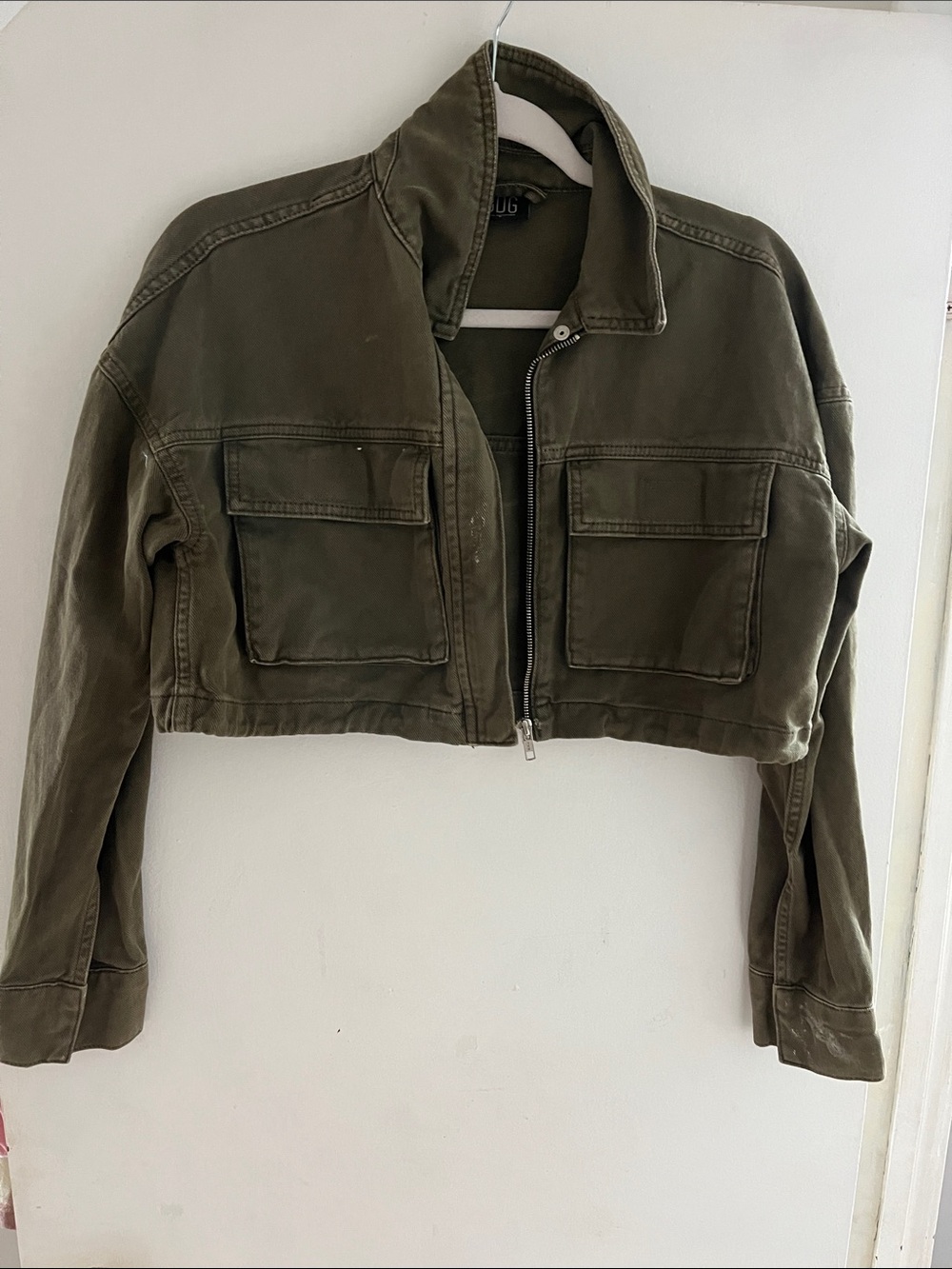 Urban Outfitters BDG Olive/Taupe women Chinos CROP jacket